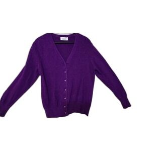 Vintage United-colors-of-benetton Women's Purple Cardigan